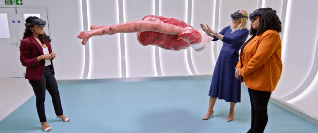 Is this the future of doctor's appointments? In the BBC show "Your Body Uncovered", doctors were using augmented reality (AR) to show patients' own bodies from the inside out.