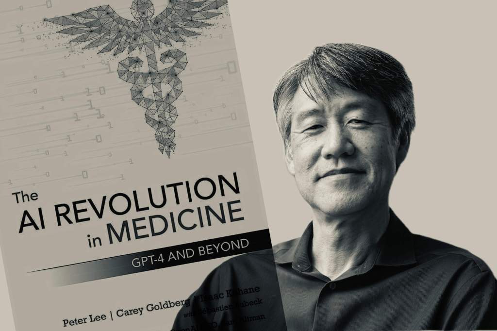 Peter Lee, co-author of the book "The AI Revolution in Medicine. GPT-4 and Beyond" published in April 2023