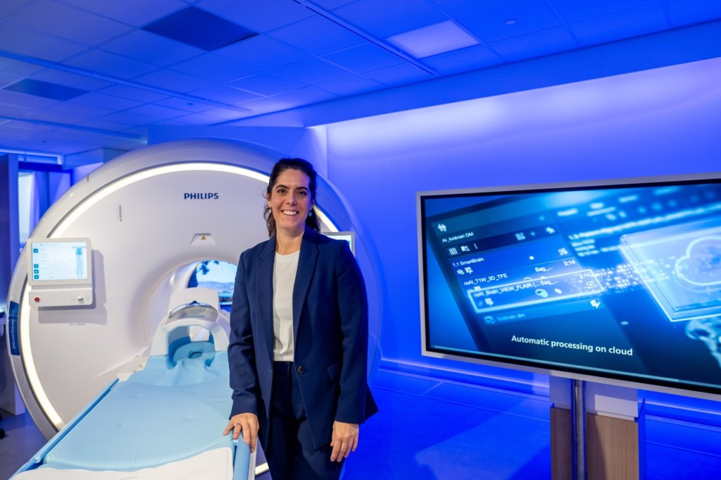 "Using AI to perform MRI scans up to three times faster is not just an efficiency gain; it also helps reduce distress and the risk of movement in vulnerable patients," claims Nadine Reijnders