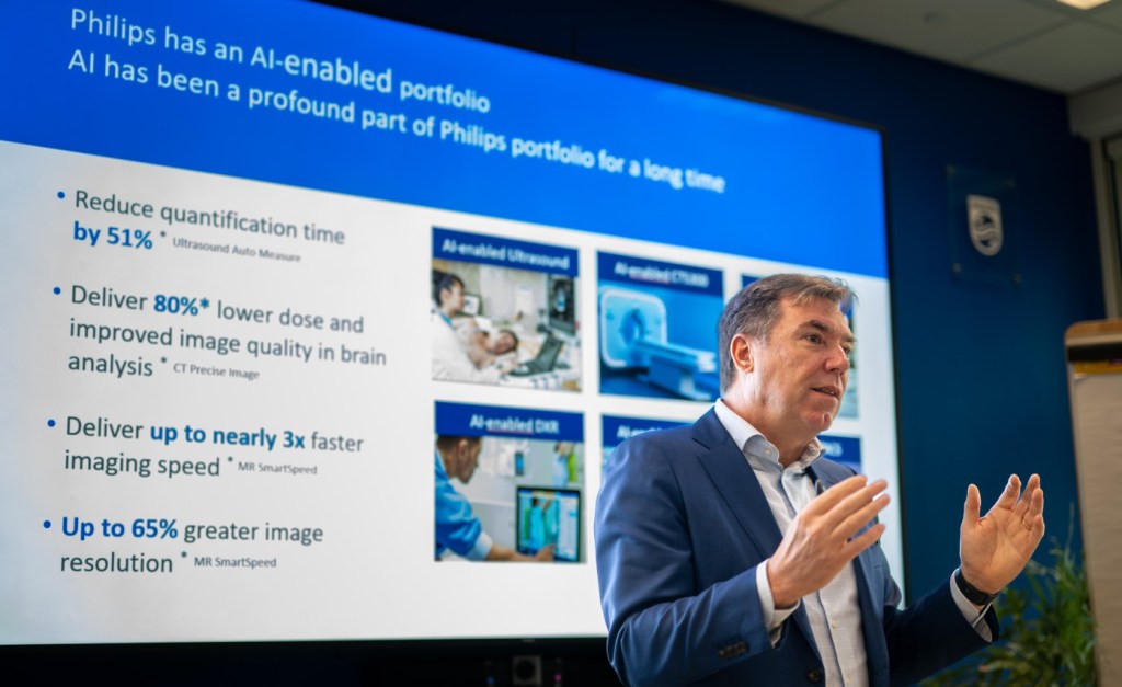 "AI is designed to allow clinicians to return to doing what matters most to them, doing what they study for: curing people," highlights Patrick Mans